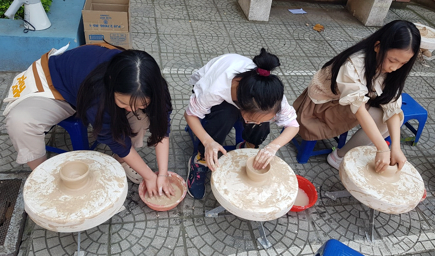  Hoạt động trải nghiệm nghề làm gốm